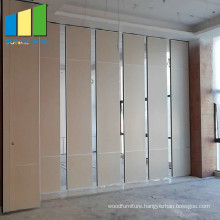 Conference sliding folding door removable soundproof room divider operable partition wall for conference center